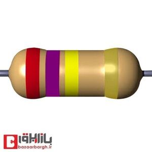 مقاومت 270 کیلو اهم 2 وات 5 درصد (بسته 5 عددی)