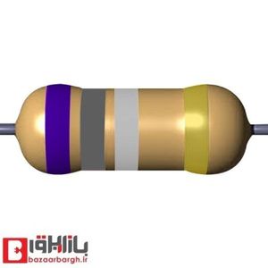 مقاومت 0.68 اهم 1/2 وات 5 درصد