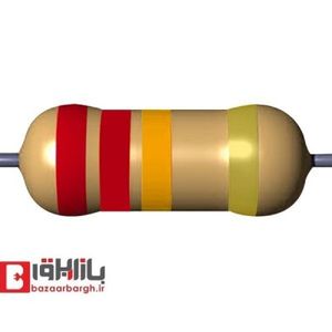 مقاومت 22 کیلو اهم 2 وات 5 درصد (بسته 5 عددی)