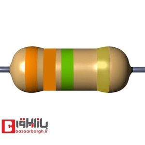 مقاومت 3.3 مگا اهم 1 وات 5 درصد (بسته 10 عددی)