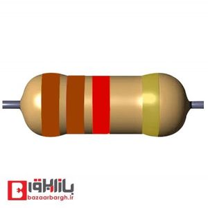 مقاومت 1.1 کیلو اهم 1/4 وات 5 درصد (بسته 50 عددی)