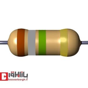 مقاومت 2 مگا اهم 1/8 وات 5 درصد