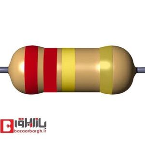 مقاومت 2.2 اهم 1/8 وات 5 درصد (بسته 500 عددی)