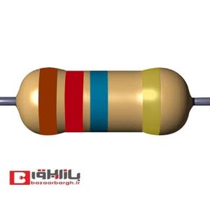مقاومت 12 مگا اهم 1/4 وات 5 درصد (بسته 50 عددی)