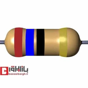 مقاومت 16 اهم 1/4 وات 5 درصد (بسته 50 عددی)