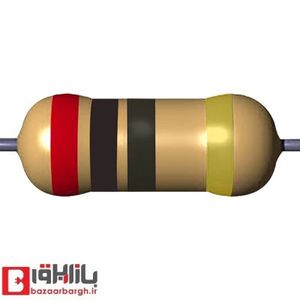 مقاومت 20 اهم 1 وات 5 درصد (بسته 10 عددی)