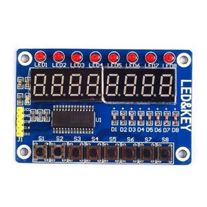 ماژول سگمنت 8 رقمی با درایور TM1638