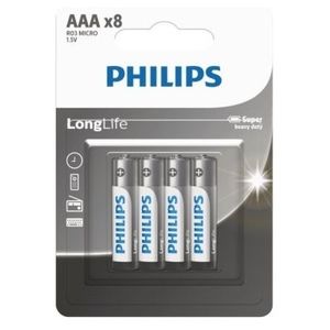 باتری نیم قلمی فیلیپس مدل LongLife R03L8BL