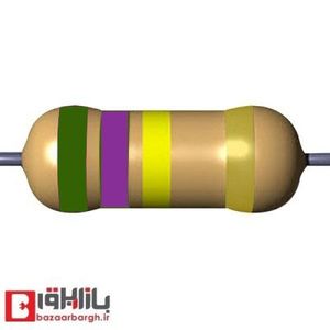 مقاومت 200 کیلو اهم 2 وات 5 درصد