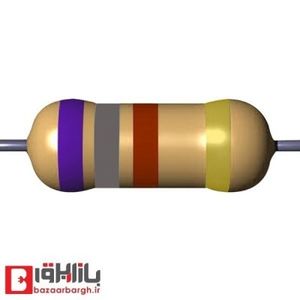 مقاومت 680 اهم 1/2 وات 5 درصد (بسته 10 عددی)
