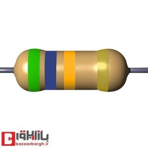 مقاومت 56 کیلو اهم 1/2 وات 5 درصد (بسته 10 عددی)