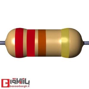 مقاومت 220 اهم 1/8 وات 5 درصد (بسته 500 عددی)
