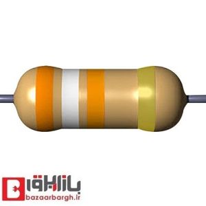 مقاومت 39 کیلو اهم 1 وات 5 درصد (بسته 10 عددی)