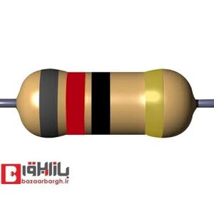 مقاومت 82 اهم 1/2 وات 5 درصد (بسته 10 عددی)