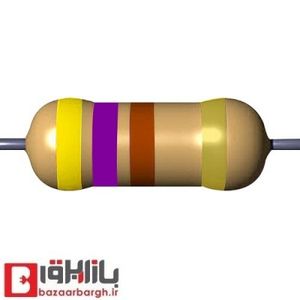 مقاومت 470 اهم 1 وات 5 درصد(بسته 10 عددی)