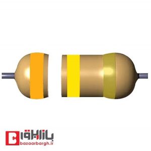 مقاومت 390 کیلو اهم 1/2 وات 5 درصد (بسته 10 عددی)