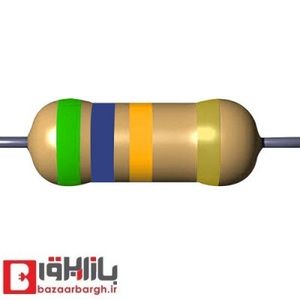 مقاومت 56 کیلو اهم 1 وات 5 درصد (بسته 10 عددی)
