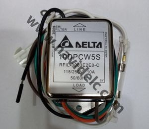 نویز فیلتر تک فاز - نویزفیلترDELTA 10DPCW5S 250VAC 10A