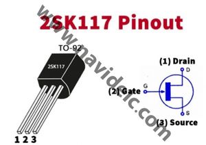 پاورمسفت - 2SK117 N CHANNEL POWER MOSFET