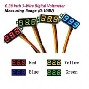 مینی ولتمتر DC 100V