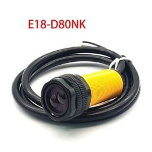 سنسور فاصله و تشخیص مانع قابل تنظیم E18-D80NK حسگر مجاورتی مادون قرمز