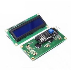 ال سی دی کاراکتری 2*16 با رابط I2C بک لایت آبی