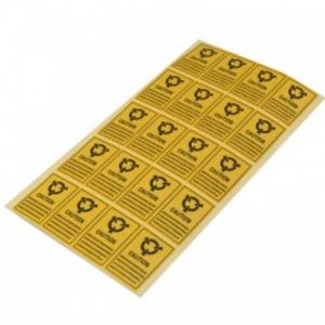 برچسب اخطار الکتریسیته ساکن 20 عددی ESD CAUTION