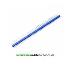 پين هدر1*40 نري صاف ابی (2.54mm)