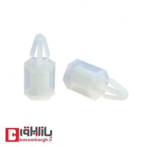 اسپیسر پلاستیکی یک سر خار یک سر حفره 9 میلی متری H-9.5
