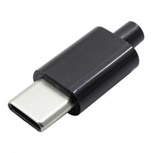 کانکتور USB Type-C نری به همراه کاور مشکی