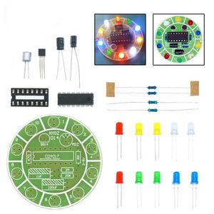ماژول رقص نور دایره ای با آی سی 4017 و ورودی میکروفون (مونتاژ نشده)