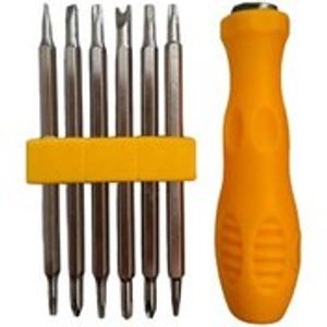 ست 13 عددی سری و دسته پیچ گوشتی موبایلی MKH TOOLS