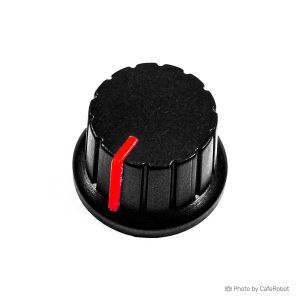 سرپیچ پلاستیکی ولوم پتانسیومتر - ابعاد 15mmX24mm