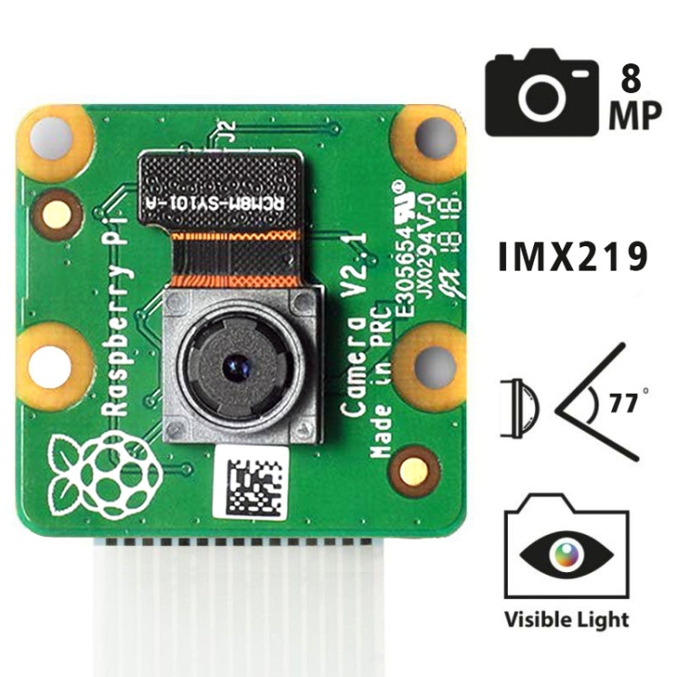 دوربین 8 مگاپیکسل رزبری پای IMX219 ورژن 2.1