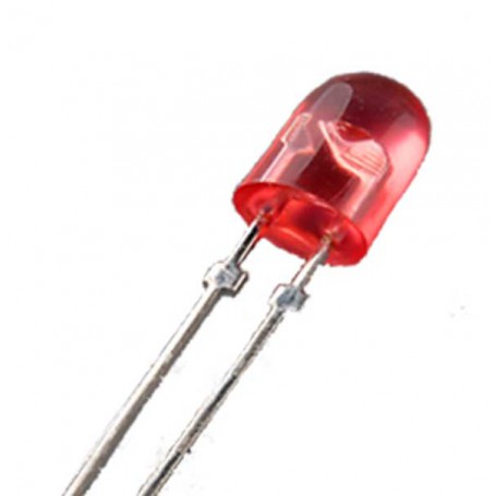 LED OVAL RED 5mm اوال  قرمز