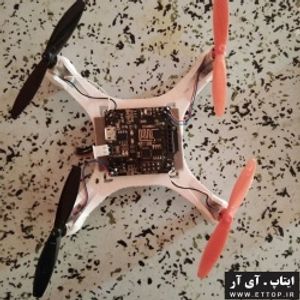 فریم( بدنه پلاستیکی ) مینی کوادکوپتر مدل drone frame  با قابلیت نصب موتور کورلس مدل 8520 / قطر موتور 8.5 میلی متر / وزن سازه 10 گرم