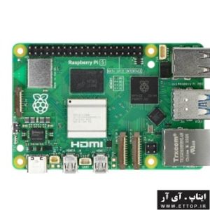 رم 4 برد رزبری پای 5 تولید انگلستان با رم 4گیگابایت | Raspberry pi 5 with 4G RAM