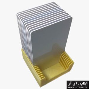 جا کارتی ( نگهدارنده کارت ) / مناسب کارت های اعتباری ، مترو ، BRT ، بانکی ، تگ های RFID ، کارت ویزیت / ظرفیت 20 عدد کارت / قابلیت نصب روی دیوار