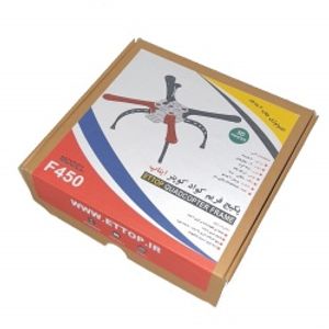 فریم ( بدنه ) کوادکوپتر مدل F450 + بدنه کوادکوپتر کنترلی   RC QUADCOPTER FRAME+ مناسب پروژه های دانشجویی و تحقیقاتی و صنعتی