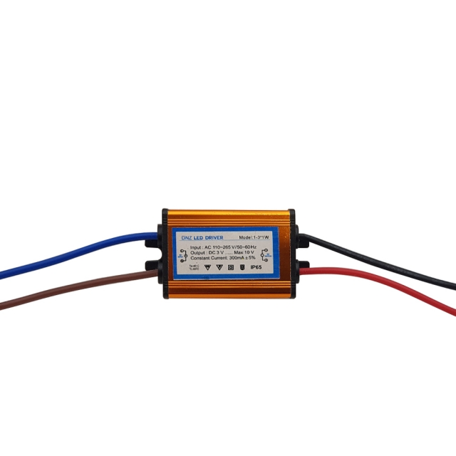 درایور LED (1-3)x1W فلزی ضد آب