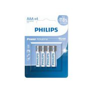 باتری نیم قلمی فیلیپس Power Alkaline LR03P4B