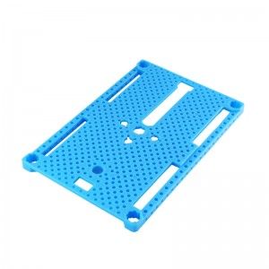 شاسی پلاستیکی مشبک 80X120 میلیمتری جهت ساخت انواع ربات