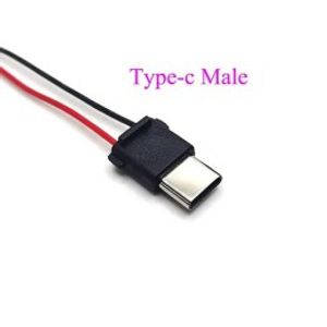 کانکتور نری Type-c ضد آب 2 سیم