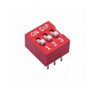 دیپ سوئیچ 3 تایی THREE WAY DIP SWITCH