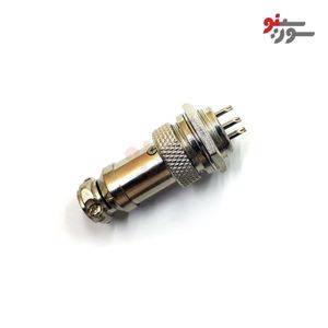 کانکتور فلزی نظامی 6 پین GX16