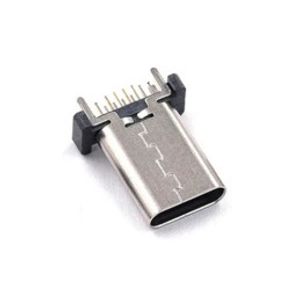 کانکتور مادگی USB 3.1 Type-c بردی 16 پین طول 12 میلیمتر