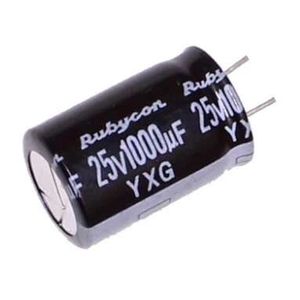 1000UF/25V مرغوب برند Rubycon