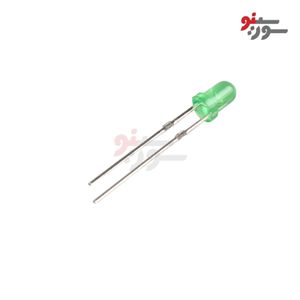 LED سبز 3mm مات