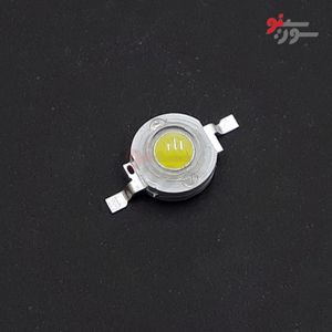 Power LED سفید 1W چیپ 45mil زنردار