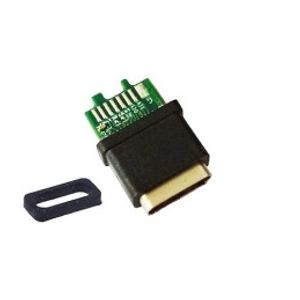 کانکتور مادگی Type-c بردی روکش دار 16 پین